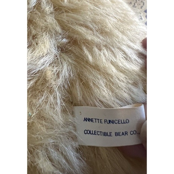Annette Funicello bear ~ jointed, Mohair- Lace Collar - Collection- Rare - Picture 4 of 9